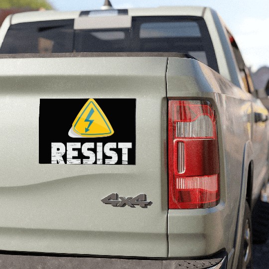 Resist Electrical Engineer Physicist Electrician Car Magnets