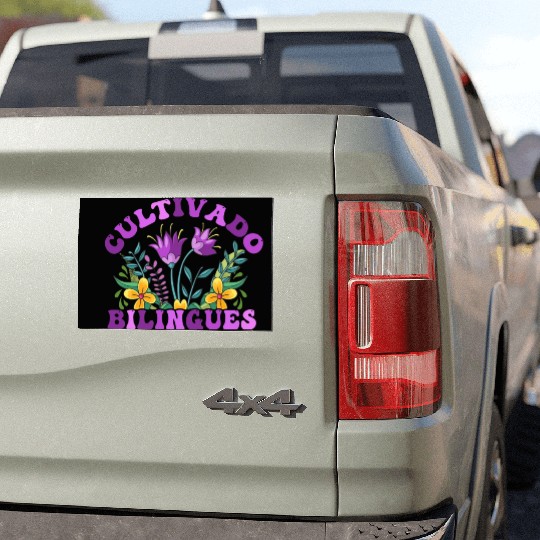 Cultivando Bilingües Spanish Teacher Car Magnets