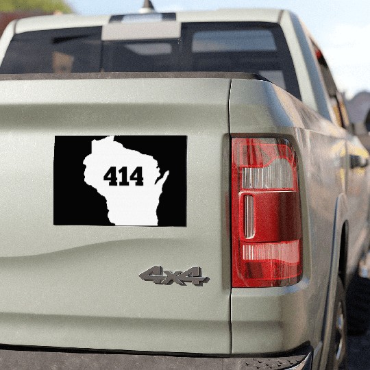 Wisconsin 414 Area Code Car Magnets