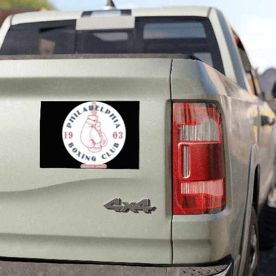 Philadelphia Boxing Club 1903 Sticker Car Magnets
