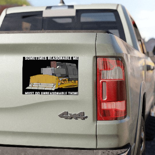 Killdozer Reasonable Men Car Magnets