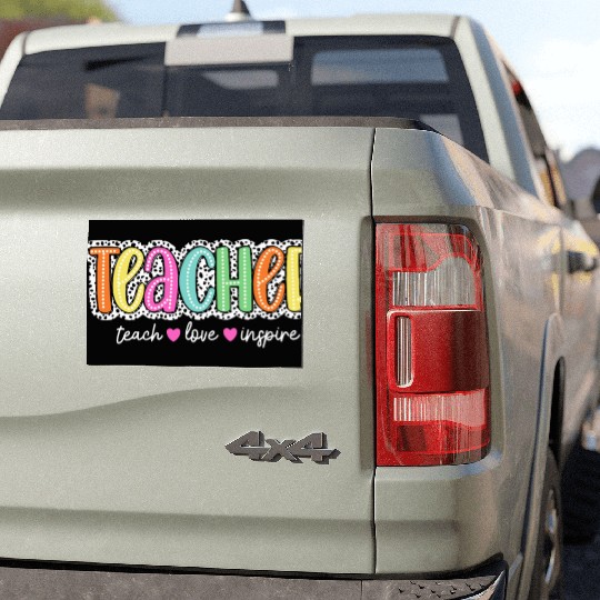 Teacher Dalmatian Car Magnets