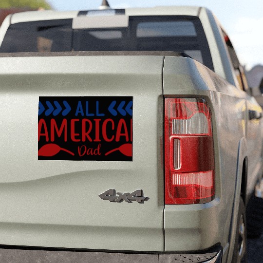 All American Dad Car Magnets