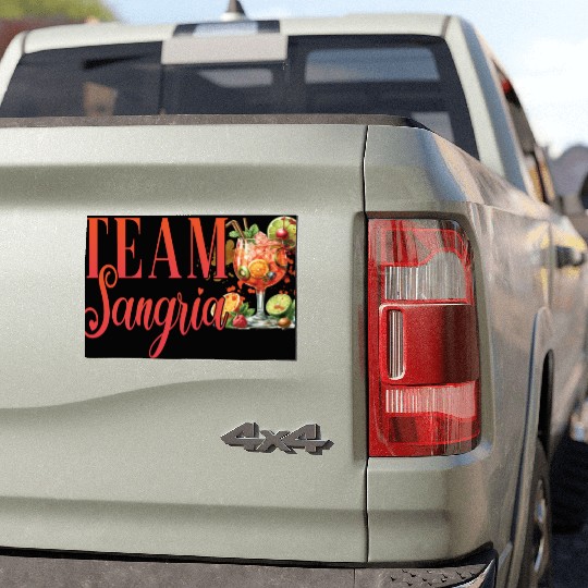 Cocktail Bartender Team Sangria Car Magnets