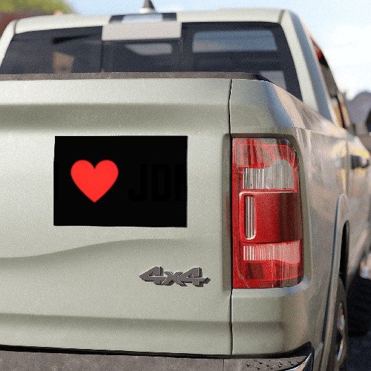 I LOVE JDM Car Magnets
