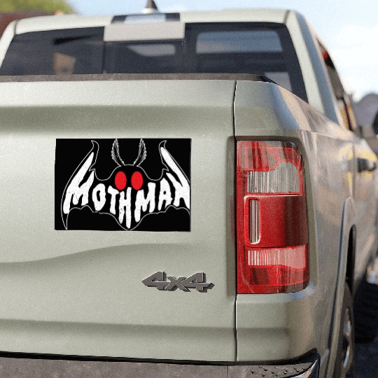 Mothman Monster Creepy Cryptid Car Magnets