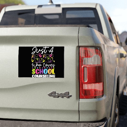 School Counselor Just A Girl Who Car Magnets
