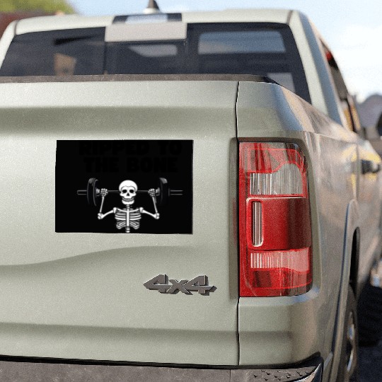 Ripped to the Bone Car Magnets