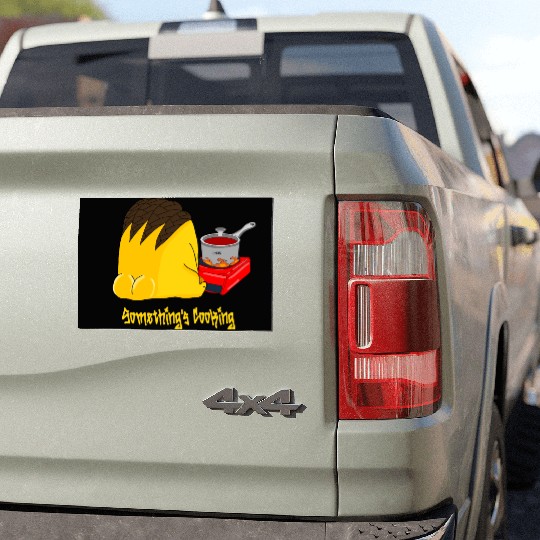 somethings cooking Car Magnets