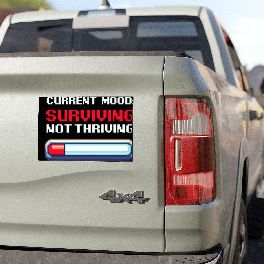Depression Awareness Surviving, Not Thriving Car Magnets