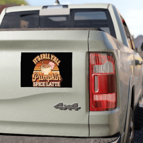 I Heart Pumpkin Spice Car Magnets
