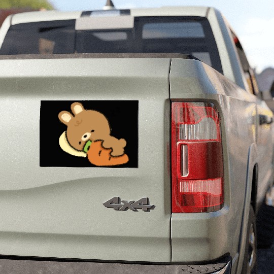 Bunny and Carrot Car Magnets