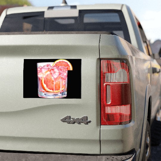Grapefruit Citrus Cocktail Car Magnets