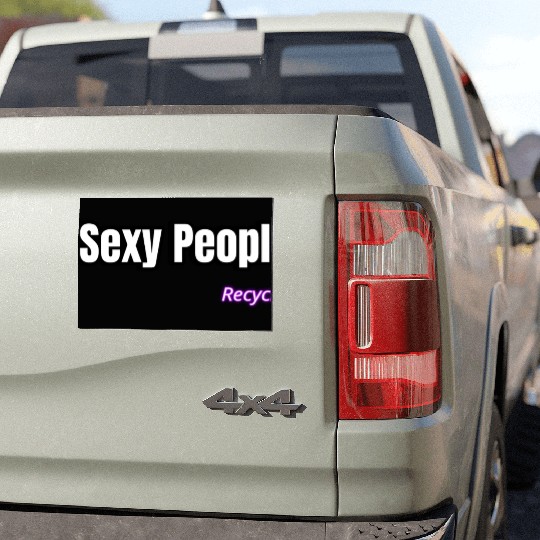 Sexy People Recycle Car Magnets