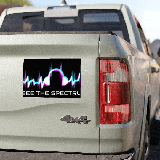 See The Spectrum Radio Lovers Radio Car Magnets