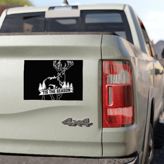 It's deer hunting season Car Magnets