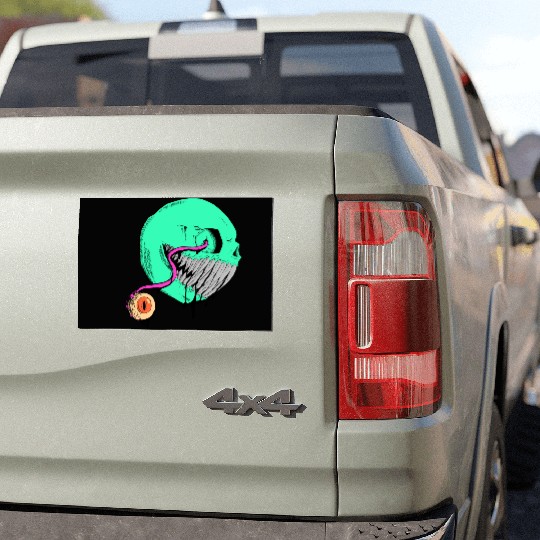 Cringe Zombie Pac Man Car Magnets