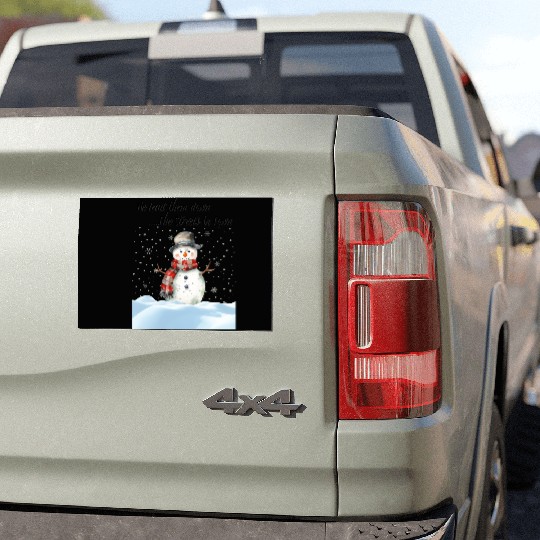 Snowman Car Magnets