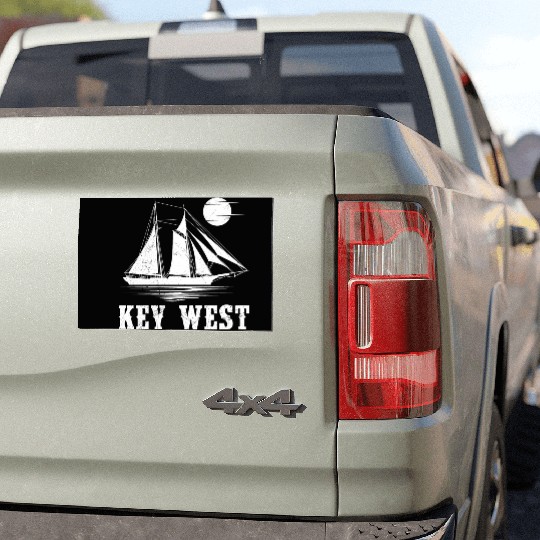 KEY-WEST FLORIDA Sailing Sunshine-State West Keys Car Magnets