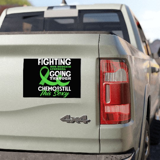 Non-Hodgkin Lymphoma Awareness Chemo Sexy Car Magnets