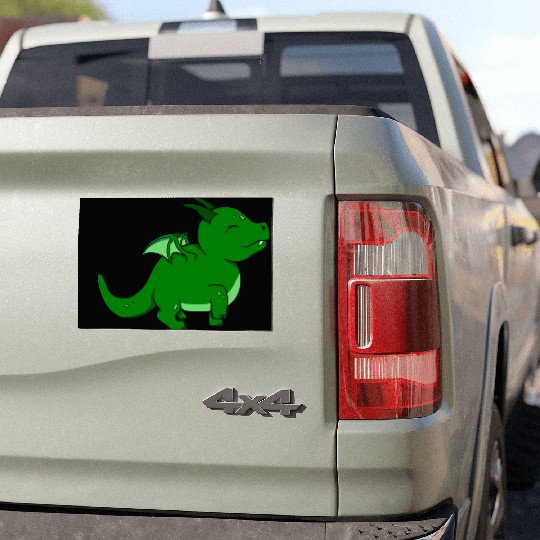 Chibi Dragon Car Magnets