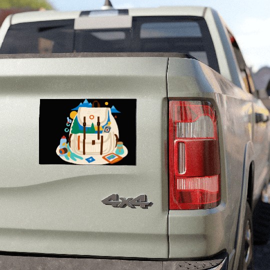 Adventure Awaits - Explore the World Car Magnets