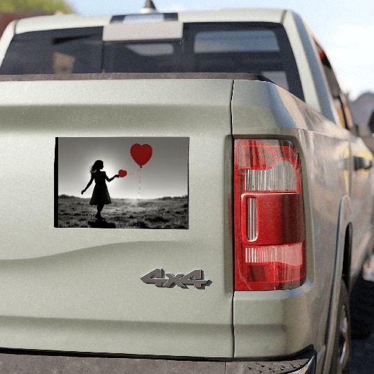Girl With Balloon Banksy Car Magnets