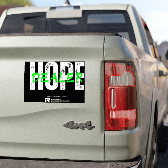 Hope Dealer Green Car Magnets