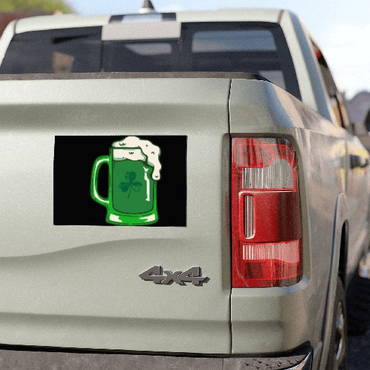 Green Beer Car Magnets