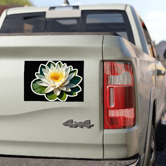 A beautiful Water Lily Car Magnets