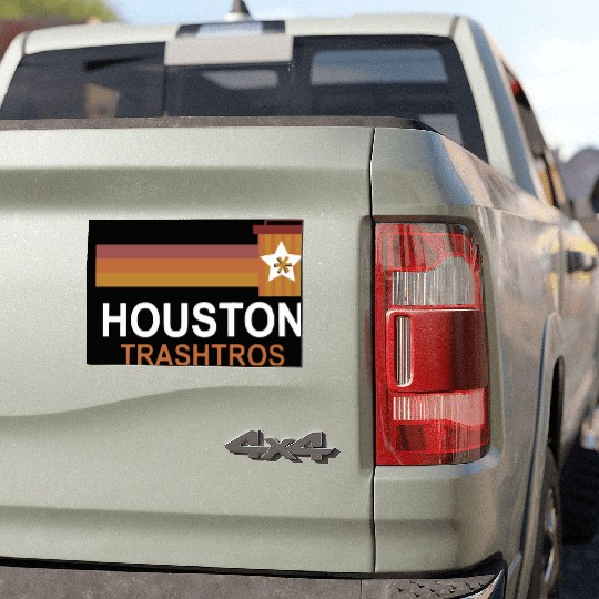 Houston Trashtros Asterisks Car Magnets