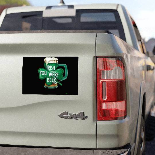 I-rish You Were Beer Car Magnets