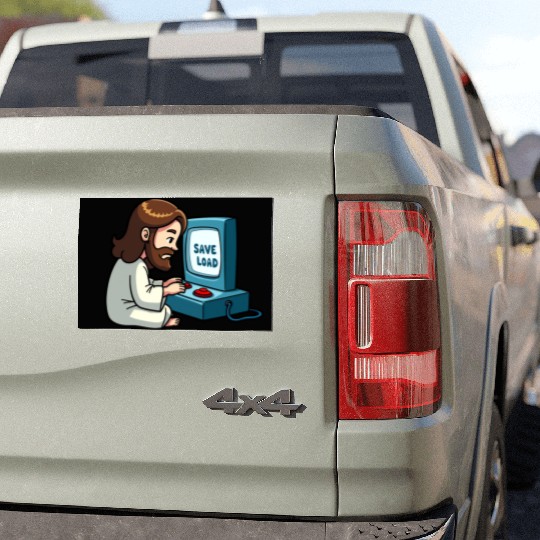 Jesus Saves and Loads Car Magnets
