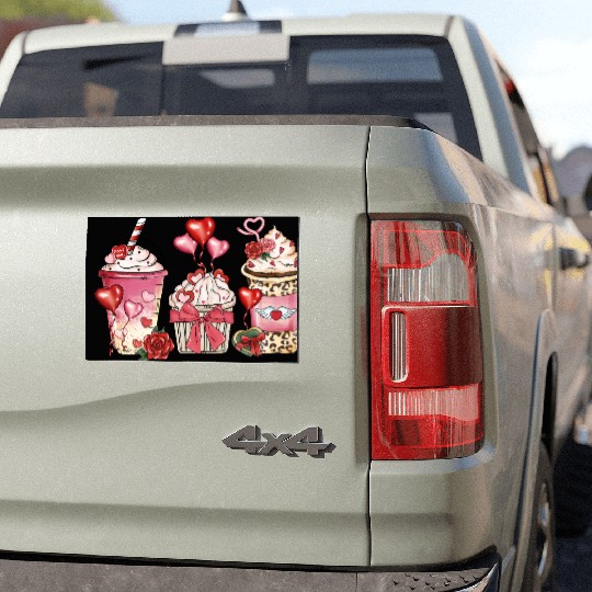 Love Sweets & Drinks Car Magnets