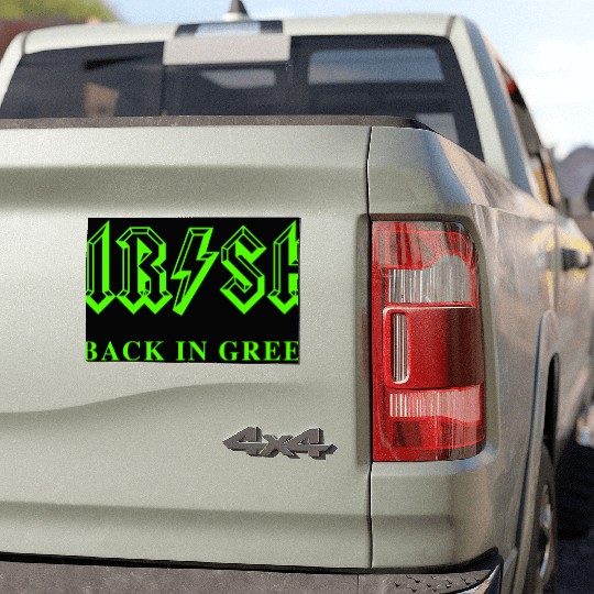 Irish Classic Rock - Back in Green Car Magnets