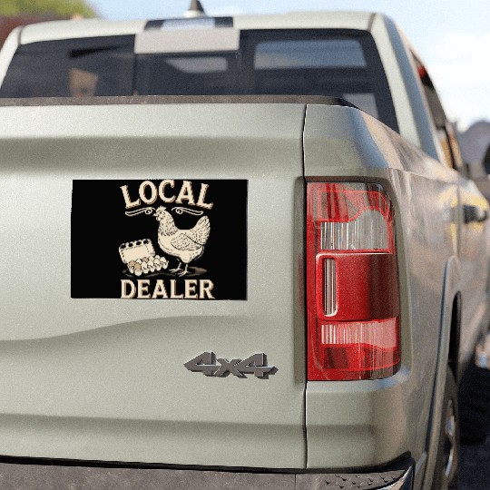Egg Hunt Local Egg Dealer Easter Sunday Car Magnets