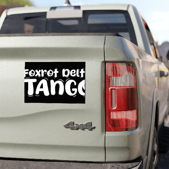 Foxtrot Delta Tango Car Magnets