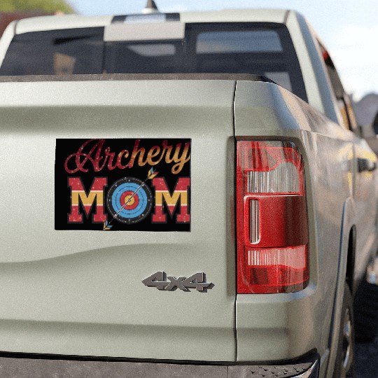 Archery Mom - Bullseye Mom Car Magnets