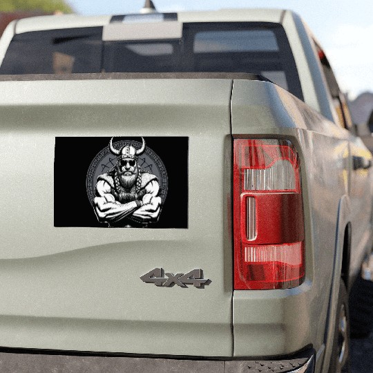 Viking Warrior Man Odin Thor Norman Walhalla Car Magnets