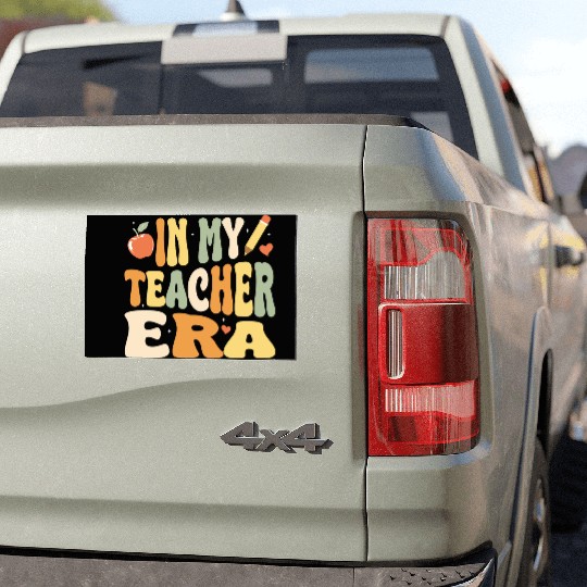 In My Teacher Era, Teacher Appreciation Gift Car Magnets