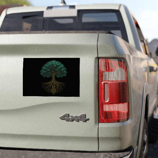 Ancient Yggdrasil Tree of Life – Celtic Forest Roo Car Magnets