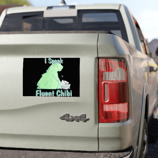 I Speak Fluent Chibi Chibi Drawing Car Magnets
