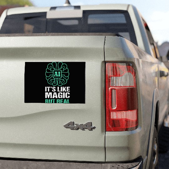 AI Artificial Inelligence Data Science Car Magnets