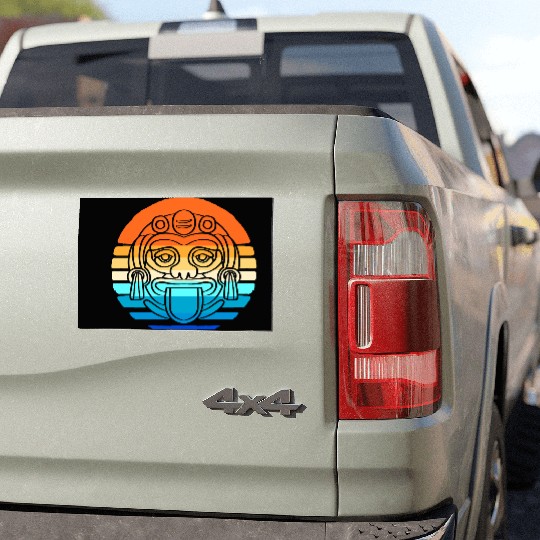 Mayan And Aztec Symbols Indigenous Tribe Car Magnets