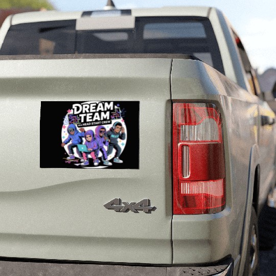 Dream Team Vibes: Head Start Crew Edition Car Magnets