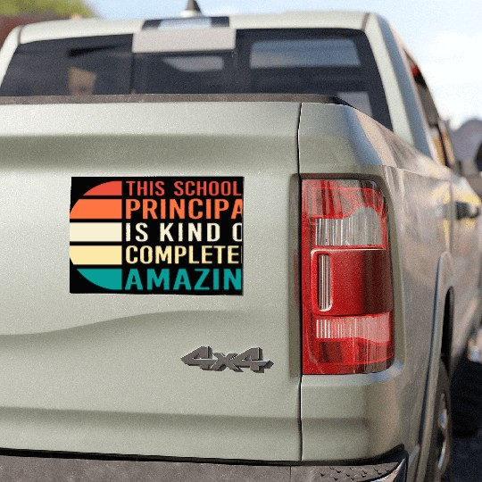 School Principal Teacher Appreciation Car Magnets