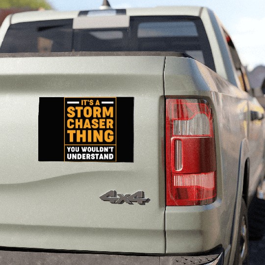 Storm Chaser Stormtrooper Weather Car Magnets