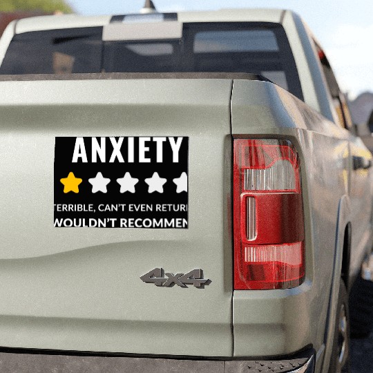 Abstract Anxiety and Emotions Illustration Car Magnets