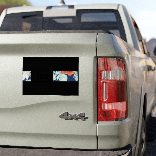 Tropical Botanical Bliss Car Magnets