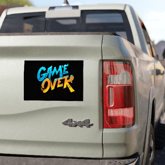 Graffiti Style Game Over Design Car Magnets
